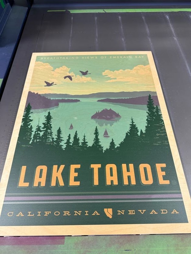 Lake Tahoe product print